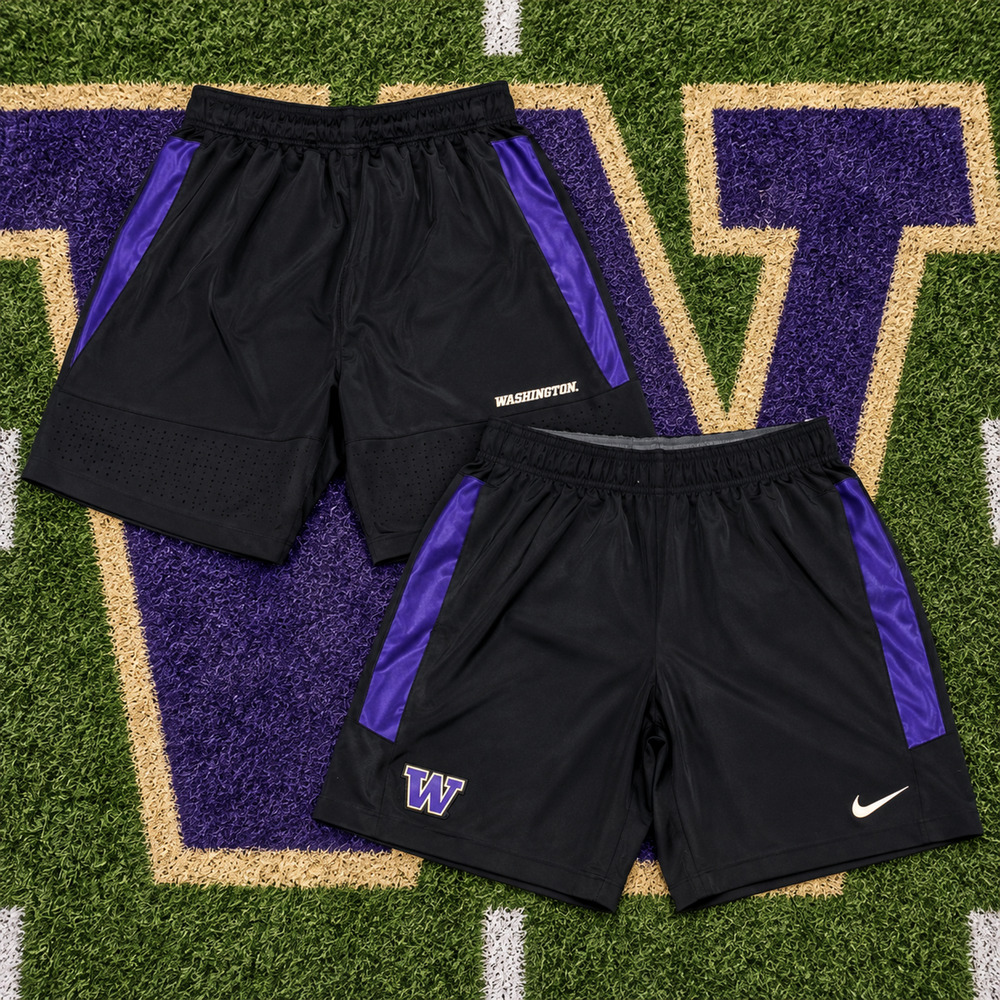 Washington Huskies Nike Football Team Issue Speed Vent Dri-FIT Shorts Sz. M